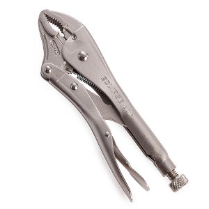 Eclipse Heat-treated Curved Jaw Locking Plier with Wire Cutter 10 Inches