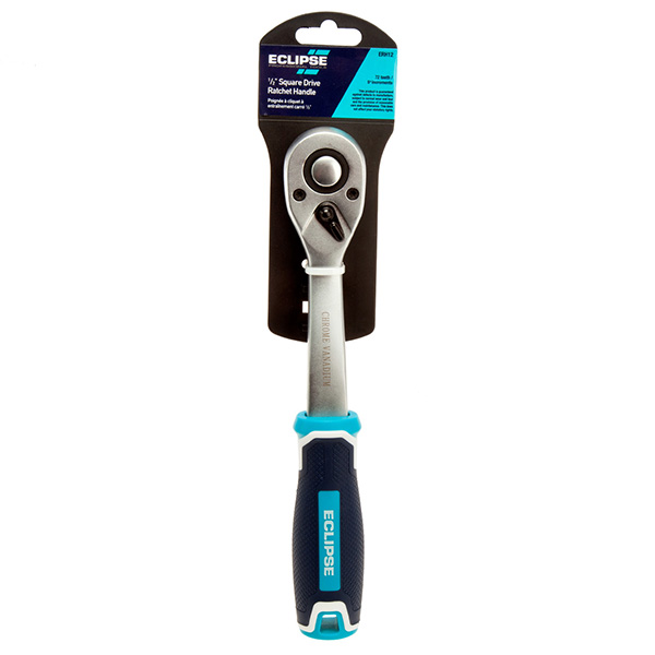 Eclipse Ratchet Handle for Quickly Removing Sockets or Accessories