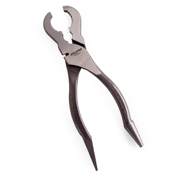 Unsleeved Handles Eclipse Gas Pliers with Joint Cutter 8 Inches