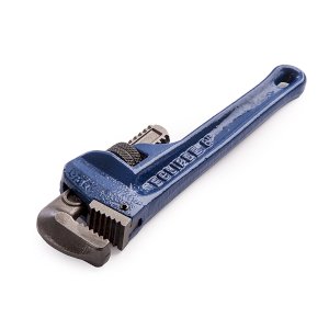 Eclipse Leader Pattern Pipe Wrench with Hardened and Tempered Steel Adjustment Nut 200mm - 25mm Capacity