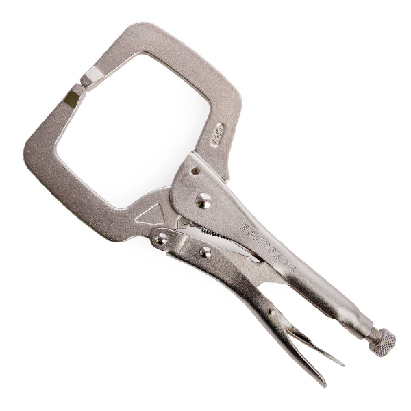 Eclipse Locking C-Clamps with Regular Tips having Wide-Opening Jaws 