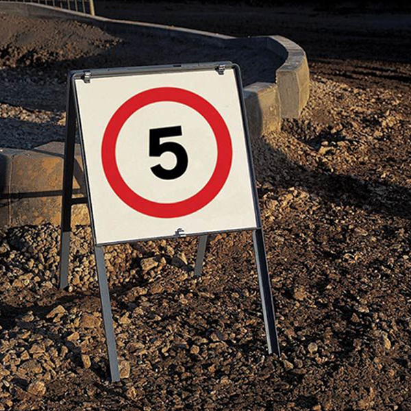 Self-Standing Metal Framed Economy Work Traffic Signs