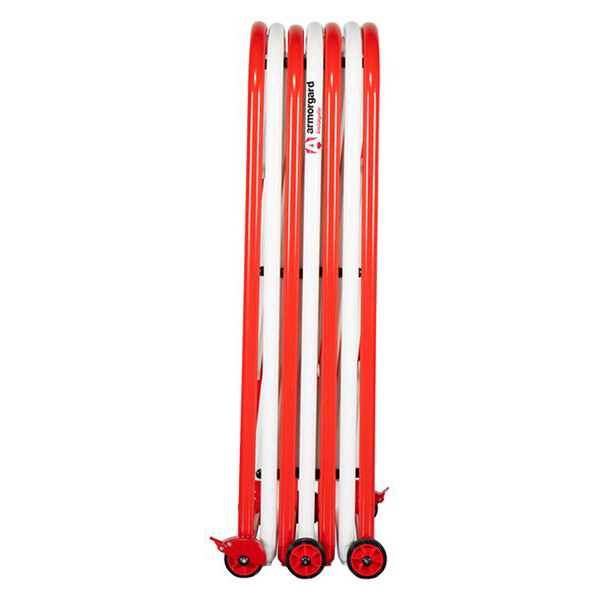 Ultra-Strong Aluminium Expandable Barrier Gate- Red & White