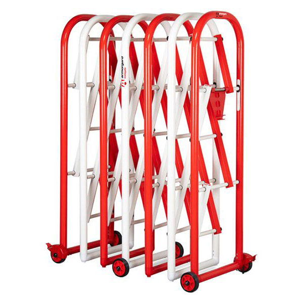 Ultra-Strong Aluminium Expandable Barrier Gate- Red & White