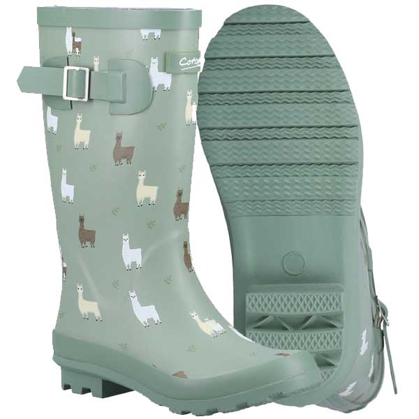 Farmyard Junior Knee-Length Wellington Boots 