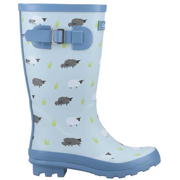 Farmyard Junior Knee-Length Wellington Boots 