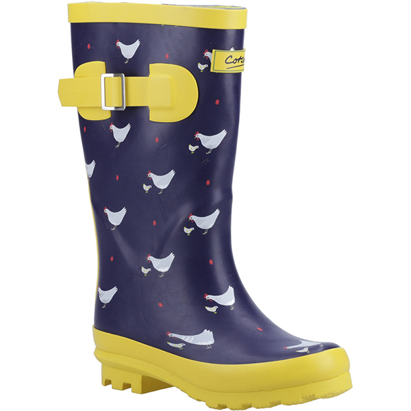 Farmyard Junior Knee-Length Wellington Boots 