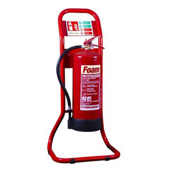 Tubular Steel Fire Extinguisher Single Stand 