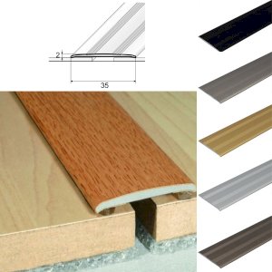 Flat Aluminium Door Thresholds Self Adhesive, Floor Trim