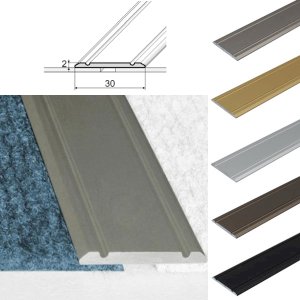 Flat Door Threshold Self Adhesive For Wooden, Laminate, Carpet Vinyl Flooring Aluminium