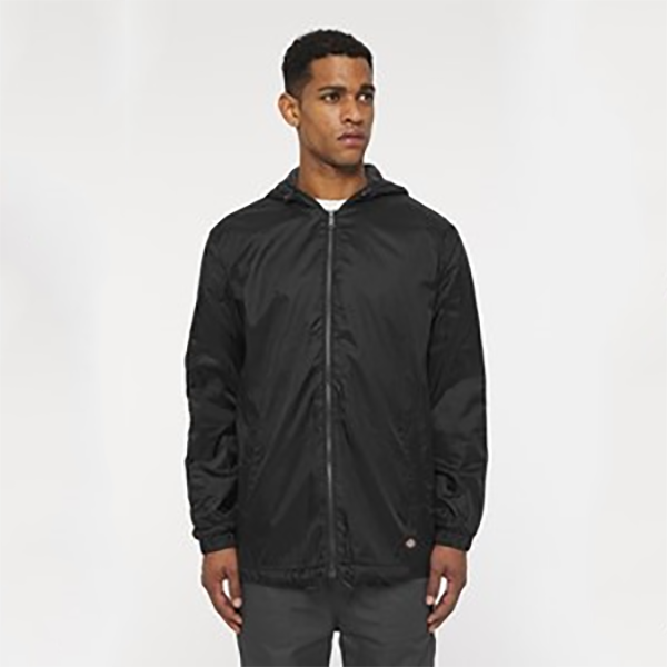 Dickies Mens Fleece Lined Nylon Hooded Jacket