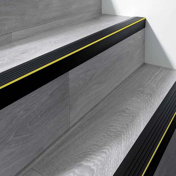 Flexible PVC Bullnose Stair Nosing 55mm x 40mm Anti Slip