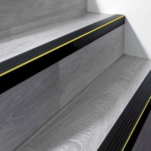 Flexible PVC Bullnose Stair Nosing 55mm x 40mm Anti Slip