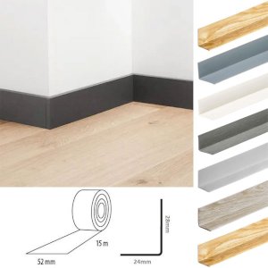 Flexible Skirting Board Self Adhesive Skirting Trim PVC Angle