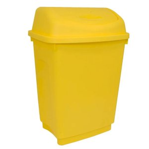 Flip Top Bin Yellow 50 Liter