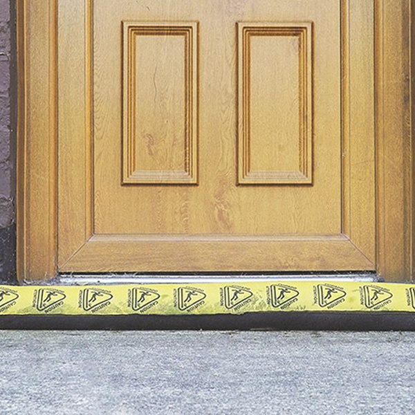 Yellow Flood Barriers with 90mm Height