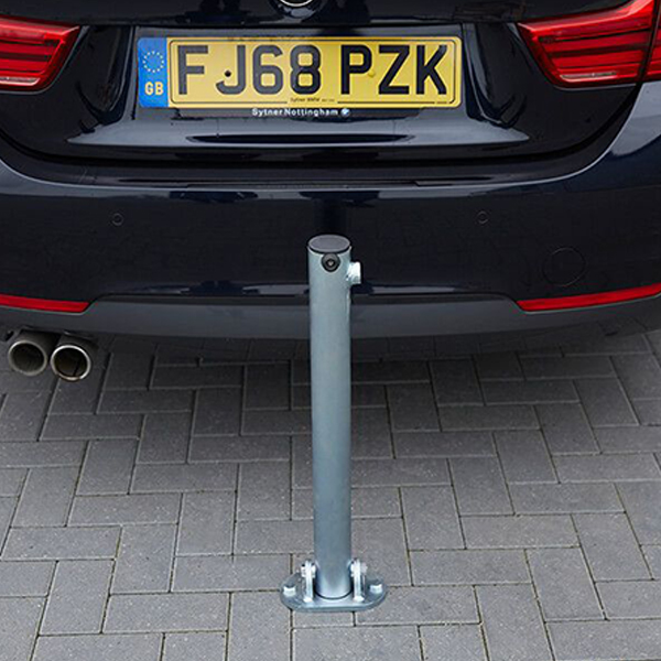 High Quality Zinc Plated Fold Down Parking Post