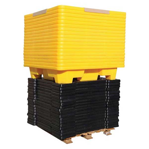 Four Drum Stackable Drainage Grid Spill Pallet