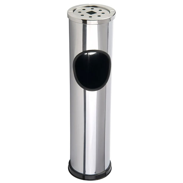 Free Standing Stainless Steel Cigarette Bin