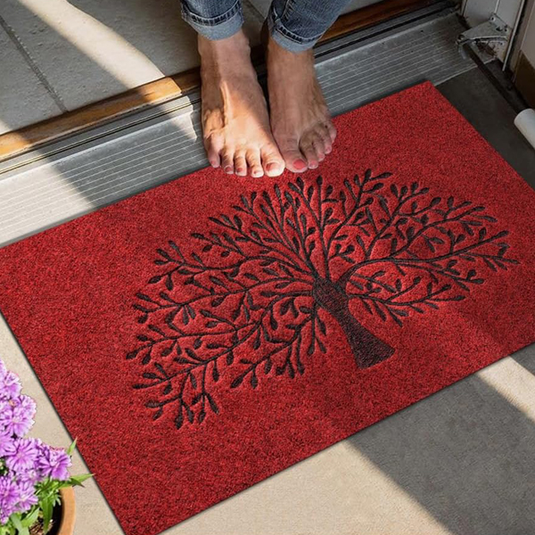 Front Door Outdoor Entry Tree of Life Welcome Mats Farmhouse Entrance Decor For Outdoor