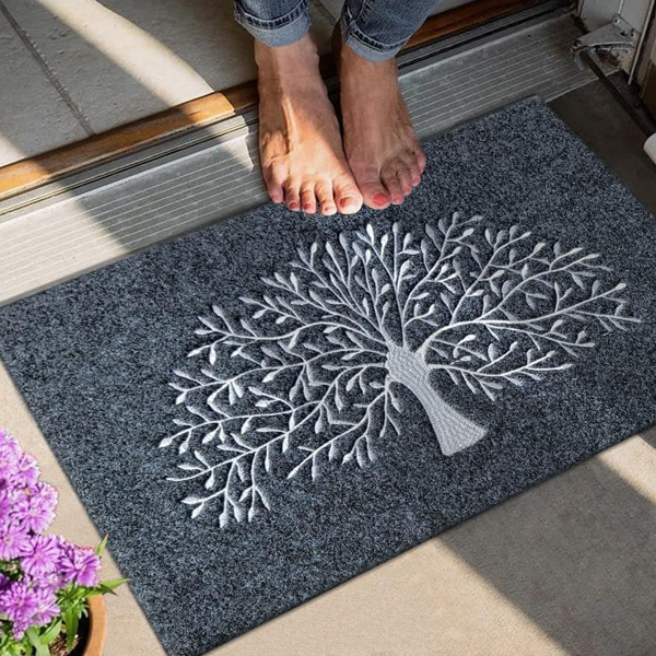 Front Door Outdoor Entry Tree of Life Welcome Mats Farmhouse Entrance Decor For Outdoor