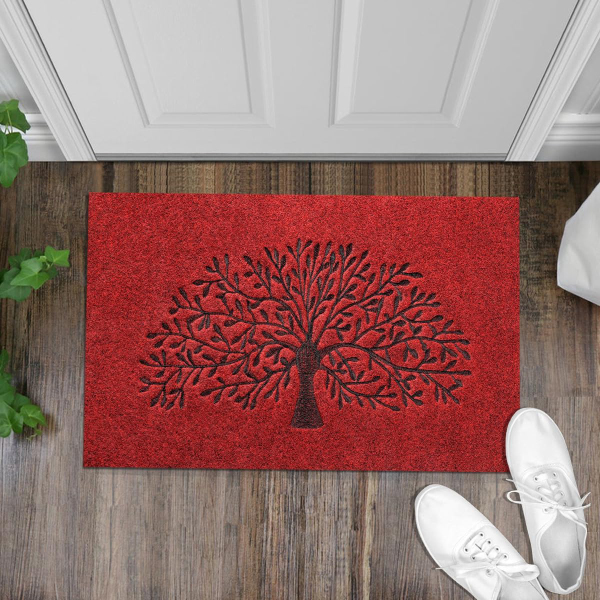 Front Door Outdoor Entry Tree of Life Welcome Mats Farmhouse Entrance Decor For Outdoor