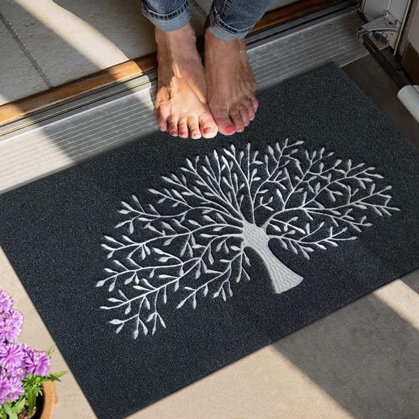 Front Door Outdoor Entry Tree of Life Welcome Mats Farmhouse Entrance Decor For Outdoor