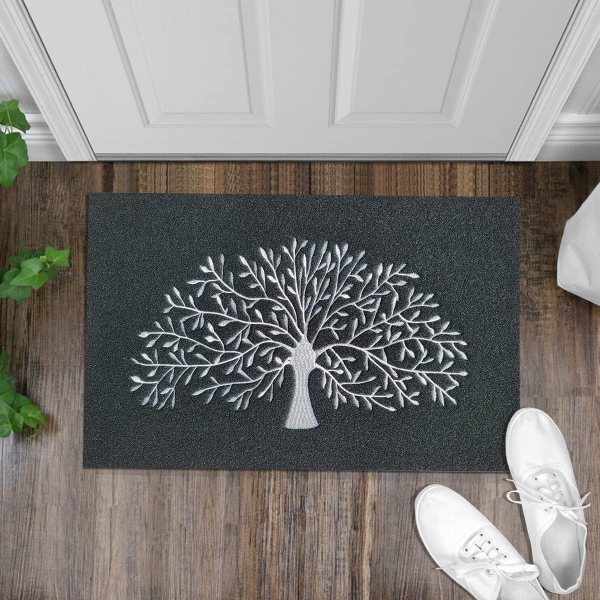 Front Door Outdoor Entry Tree of Life Welcome Mats Farmhouse Entrance Decor For Outdoor