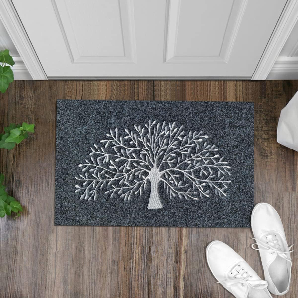 Front Door Outdoor Entry Tree of Life Welcome Mats Farmhouse Entrance Decor For Outdoor