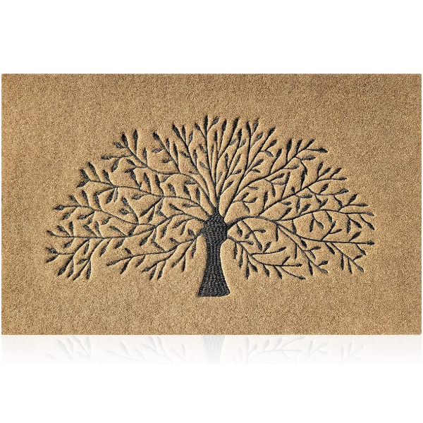 Front Door Outdoor Entry Tree of Life Welcome Mats Farmhouse Entrance Decor For Outdoor