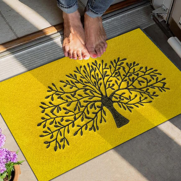 Front Door Outdoor Entry Tree of Life Welcome Mats Farmhouse Entrance Decor For Outdoor