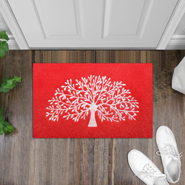 Front Door Outdoor Entry Tree of Life Welcome Mats Farmhouse Entrance Decor For Outdoor