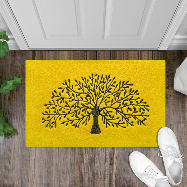 Front Door Outdoor Entry Tree of Life Welcome Mats Farmhouse Entrance Decor For Outdoor