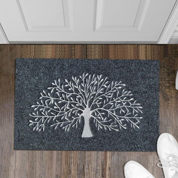 Front Door Outdoor Entry Tree of Life Welcome Mats Farmhouse Entrance Decor For Outdoor