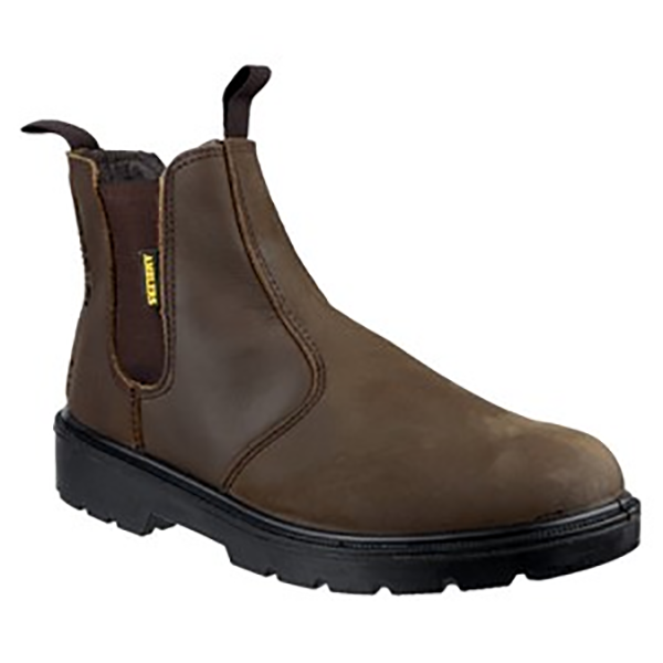 FS128 Lightweight Safety Dealer Brown Boots