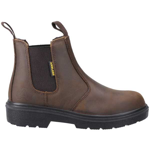 FS128 Lightweight Safety Dealer Brown Boots