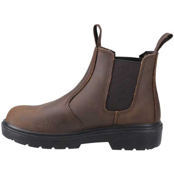 FS128 Lightweight Safety Dealer Brown Boots