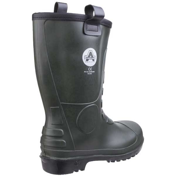 FS97 Warm Lining Green PVC/Nitrile Rigger Boots