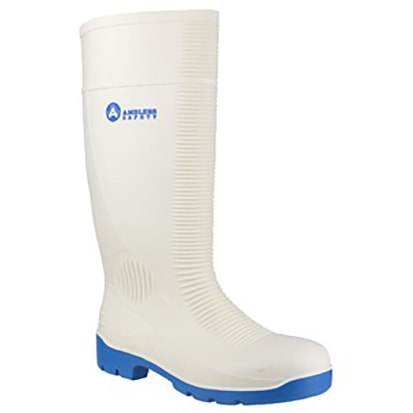 FS98 PVC White Safety Wellington Boots