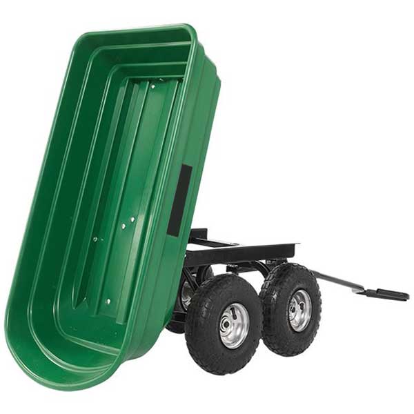 Garden Dump Green Trolley - 250kg Capacity