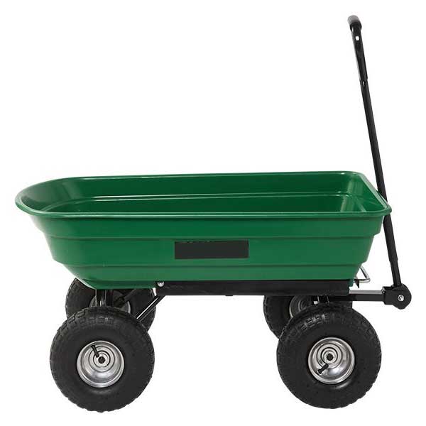 Garden Dump Green Trolley - 250kg Capacity