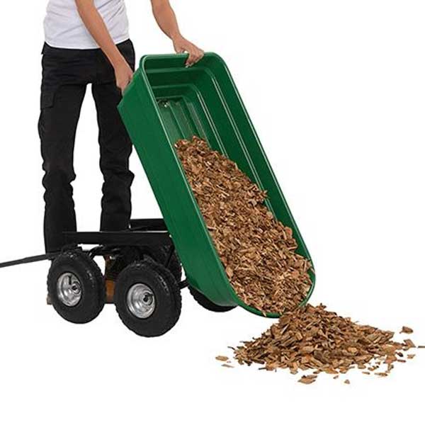 Garden Dump Green Trolley - 250kg Capacity