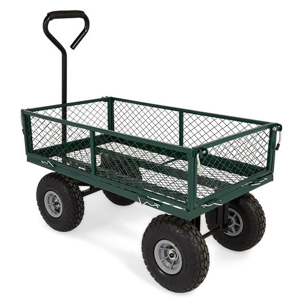 Anti-Friction Turntable Garden Trolley Cart- Waterproof Transport Trolley