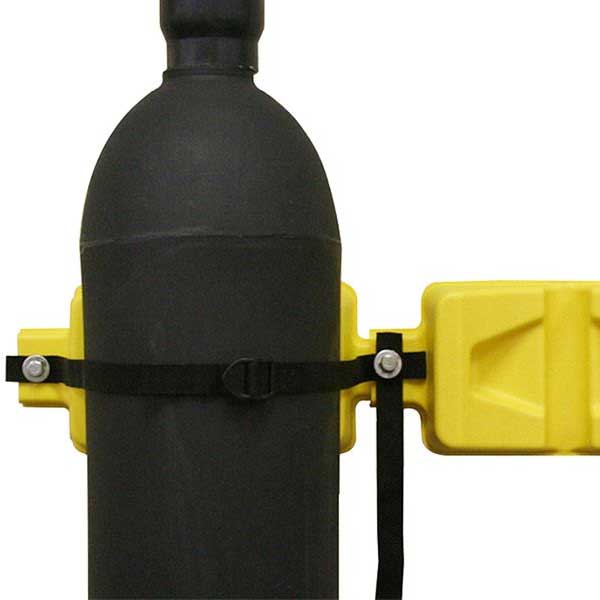 Gas Cylinder Plastic Yellow Bracket