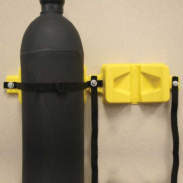 Gas Cylinder Plastic Yellow Bracket