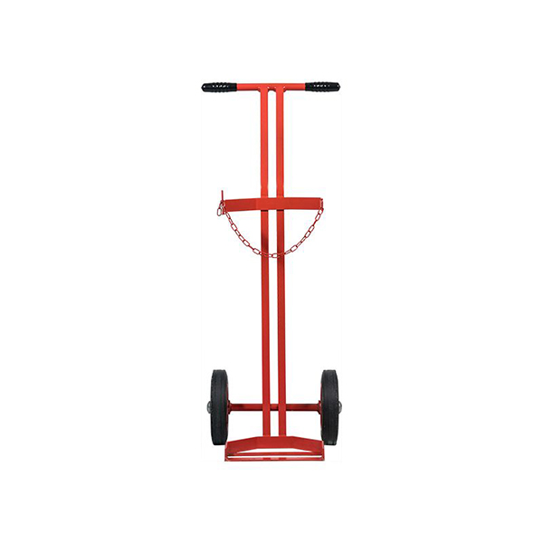 Universal Single Red Cylinder Trolley- 100kg Capacity