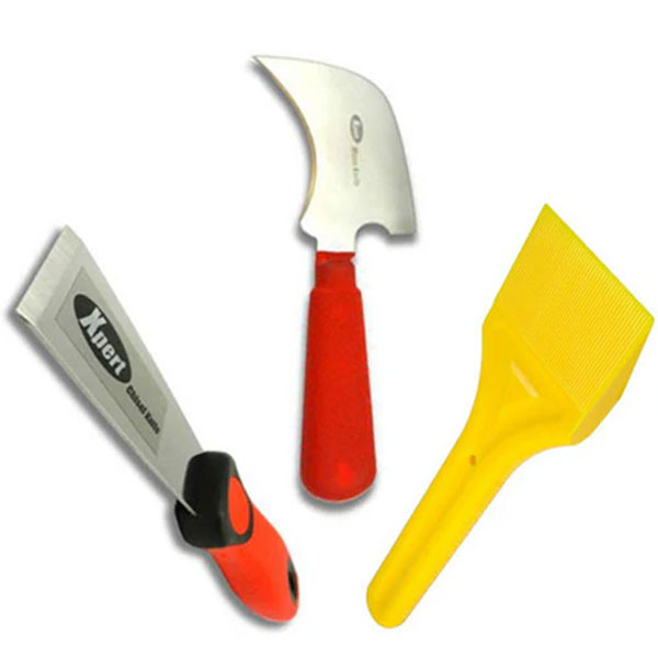 Chisel, Glazing Paddle and Half Moon Knife Glazing Kit