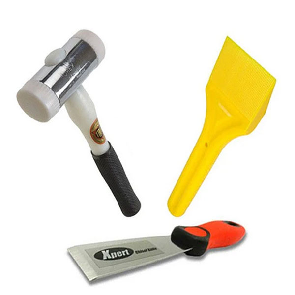 Chisel, Paddle & Hammer Glazing Tool Kit 