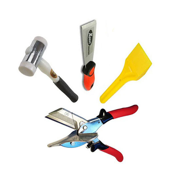 Chisel, Paddle Hammer and Gasket Shear Glazing Kit 