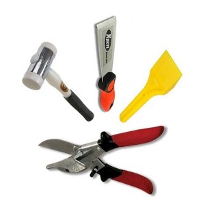 Gasket Shear, Chisel, Glazing Paddle and Hammer Glazing Kit